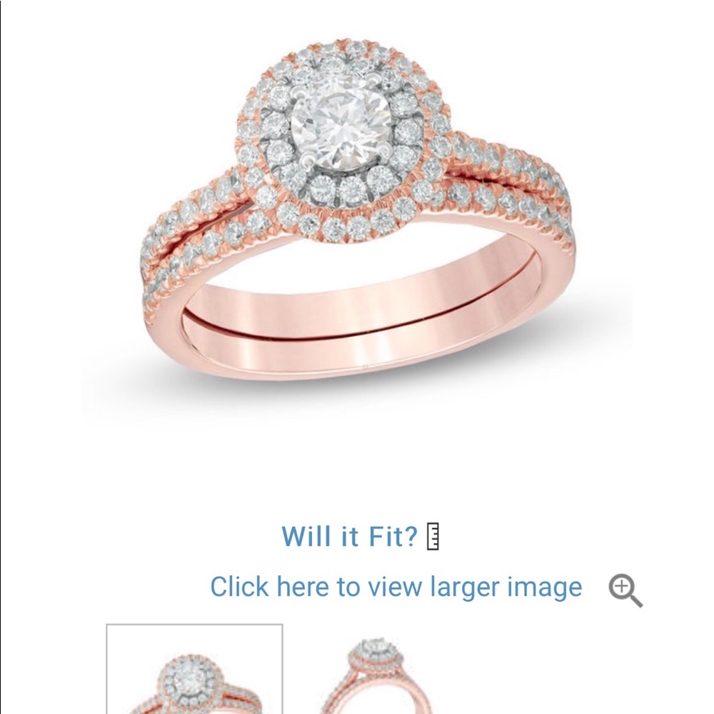 Celebration Grand Wedding Ring/Band Set - Picture 1 of 8